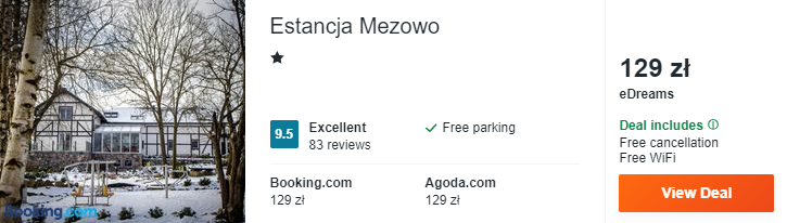 Rezerwacja noclegów