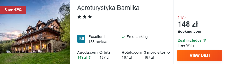 Rezerwacja noclegów