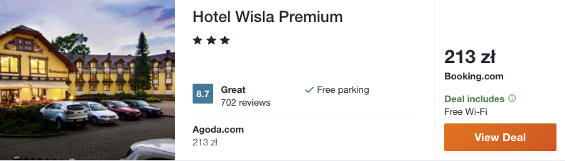 zarezerwuj hotel w wisle