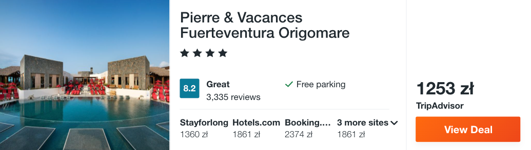 zarezerwuj hotel na fue