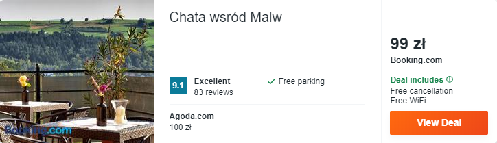 Rezerwacja noclegów