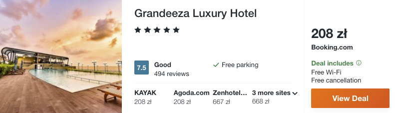 zarezerwuj hotel w negombo