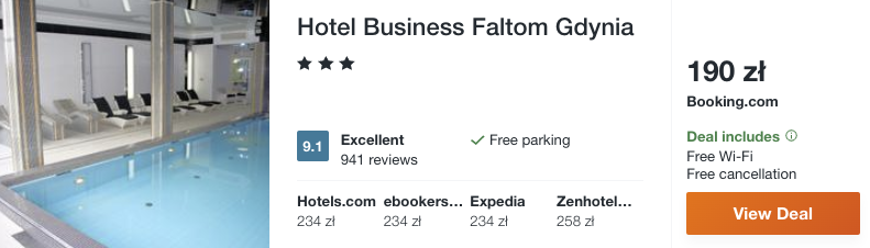 zarezerwuj hotel w gdynii