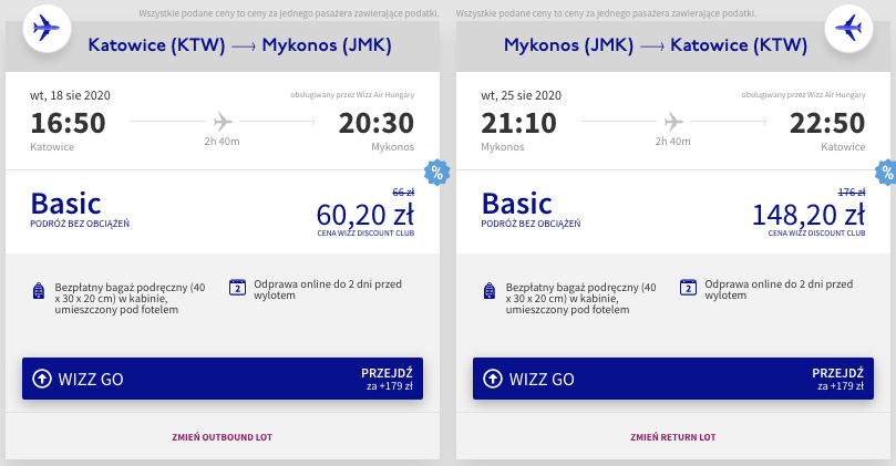 zarezerwuj loty na mykonos
