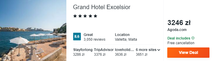 Hotel na Malcie