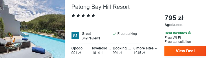 Hotel na Phuket