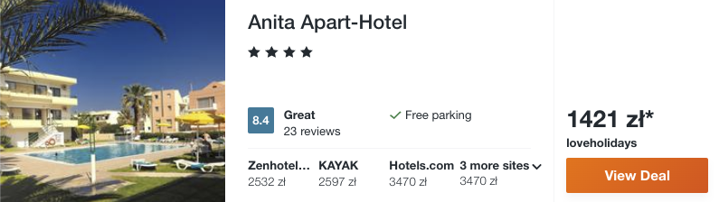 zarezerwuj hotel w grecji