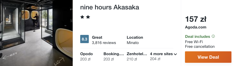 zarezerwuj hotel w tokio