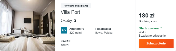 Rezerwacja noclegów