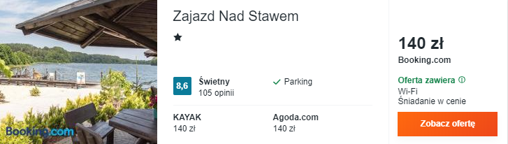 Rezerwacja noclegów