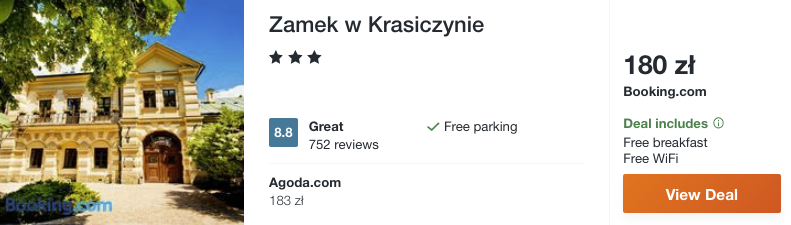 zarezerwuj hotel w zamku