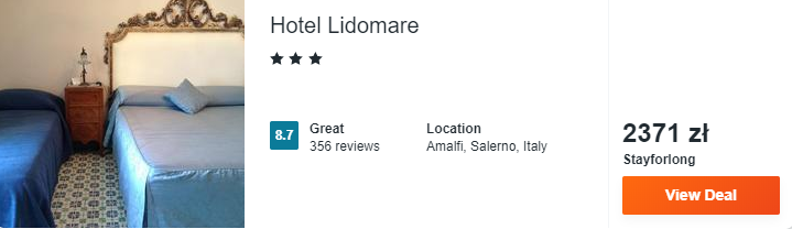 Hotel w Amalfi