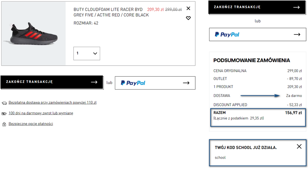 adidas buty promocja