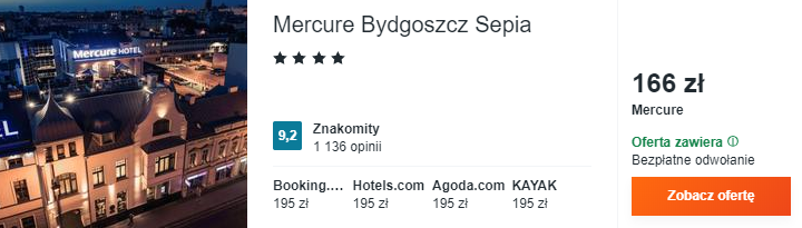 Rezerwacja noclegów