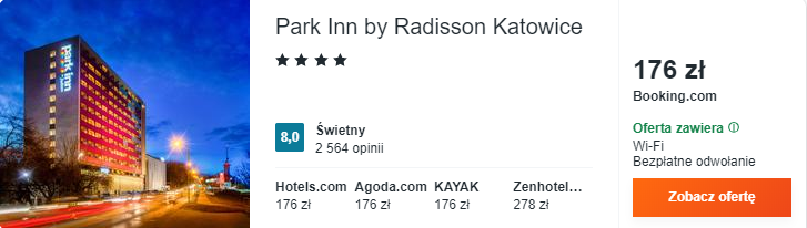 Rezerwacja noclegów