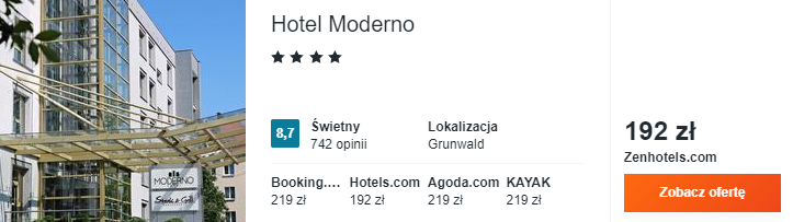 Rezerwacja noclegów