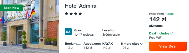 zarezerwujcie hotel w gdansku