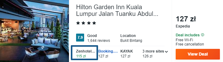 Hotel w Kuala Lumpur