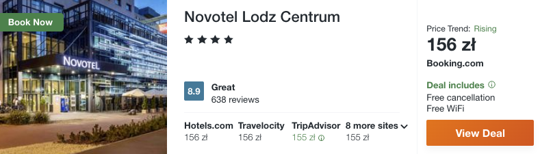 zarezerwuj hotel w łodzi