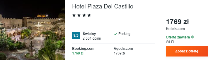 Hotel w Maladze
