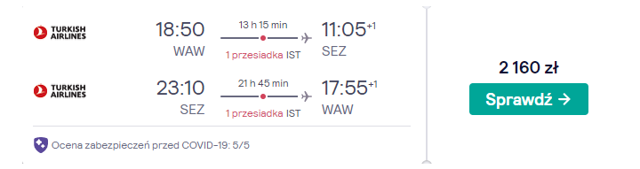 Loty na Seszele