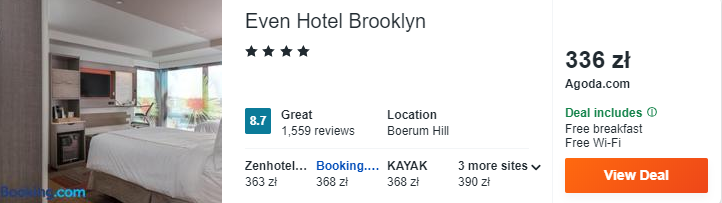 Hotel w Nowym Jorku