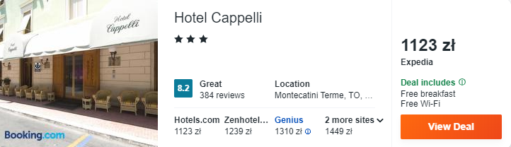 Hotel w Toskanii