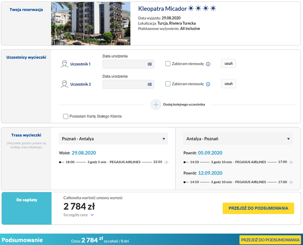 wczasy all inclusive