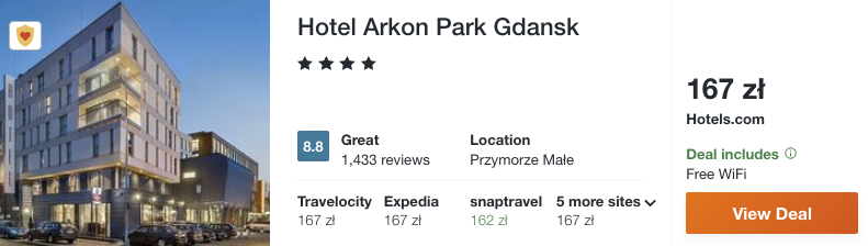 zarezerwuj hotel w gdansku