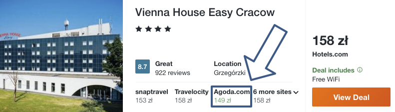 zarezerwuj hotel w krakowie