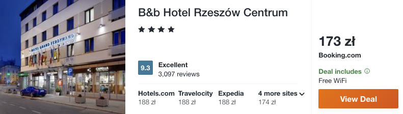 zarezerwuj hotel w rzeszowie