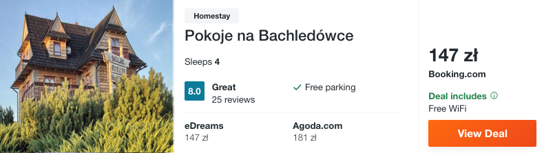 zarezerwuj hotel w tatrach