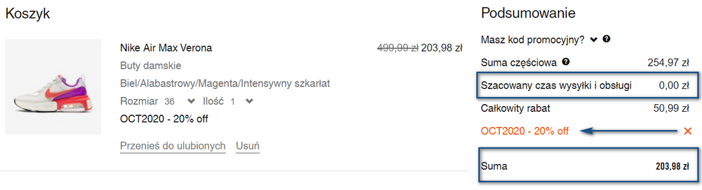 nike buty promocja