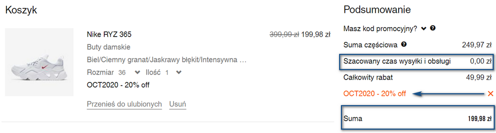 nike buty promocja
