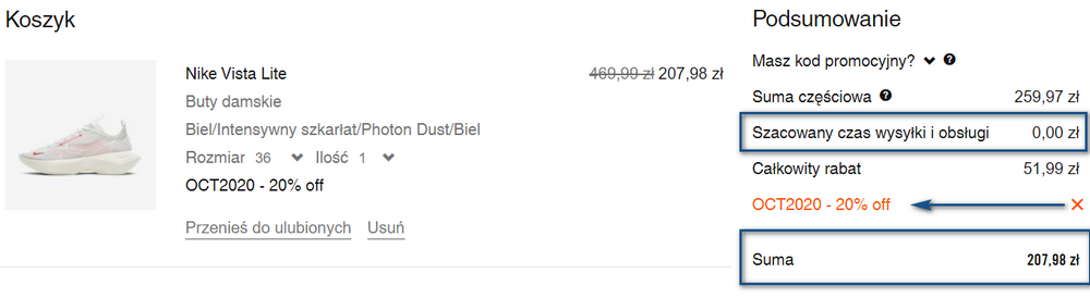 nike buty promocja