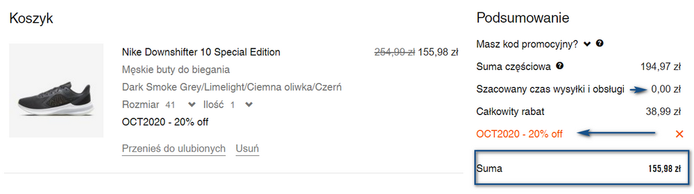 nike buty promocja