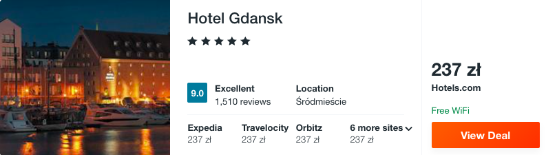 zarezerwuj hotel w gdansku