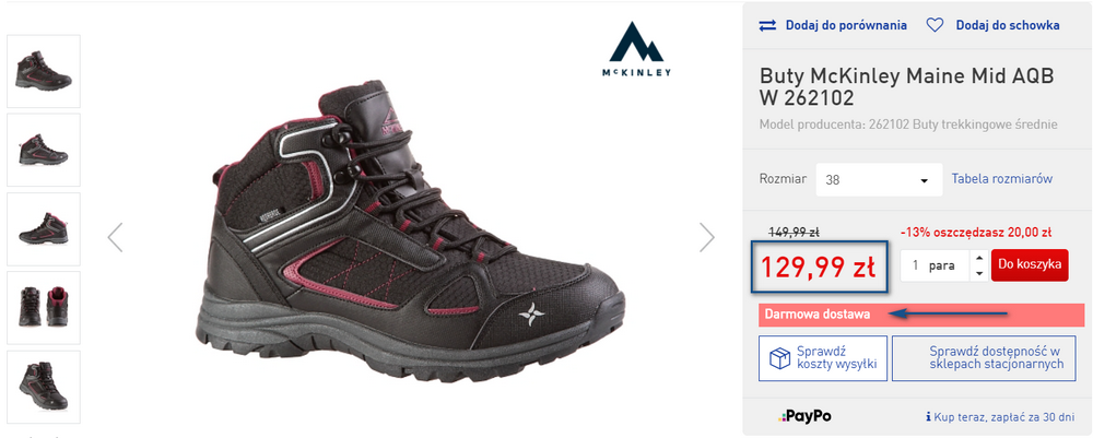 intersport buty promocja