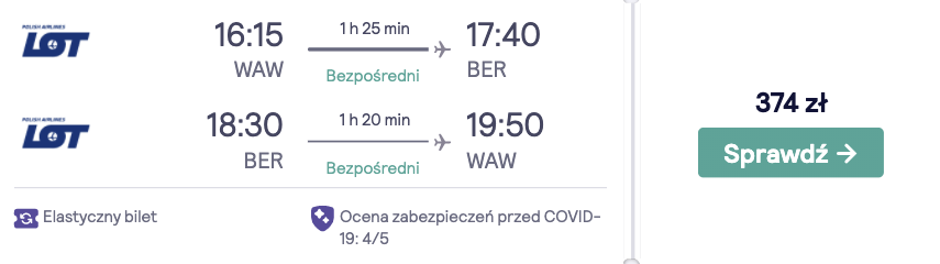 zarezerwuj loty do berlina