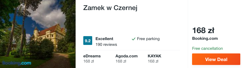 zarezerwuj hotel w zamku