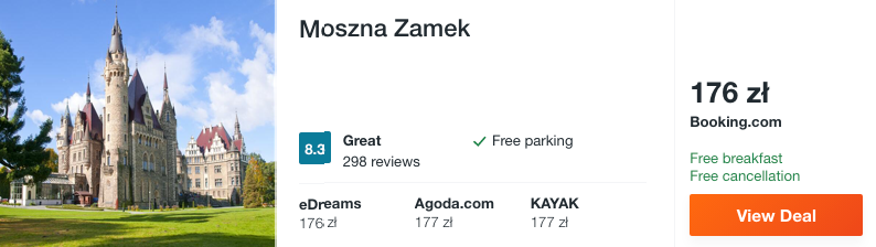 zarezerwuj hotel w zamku