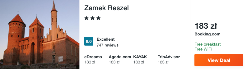 zarezerwuj hotel w zamku
