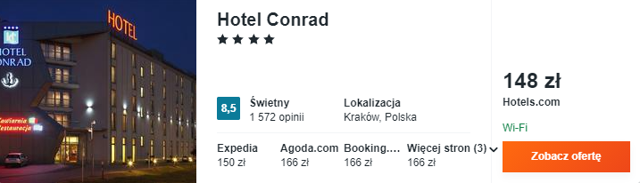 Rezerwacja noclegu