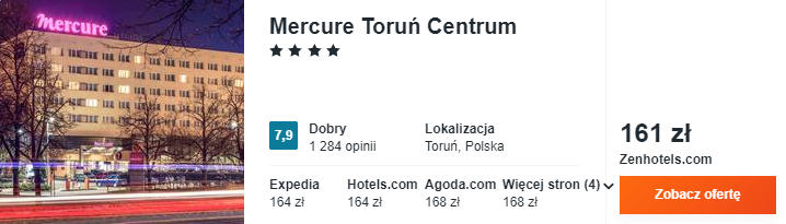 Rezerwacja noclegu
