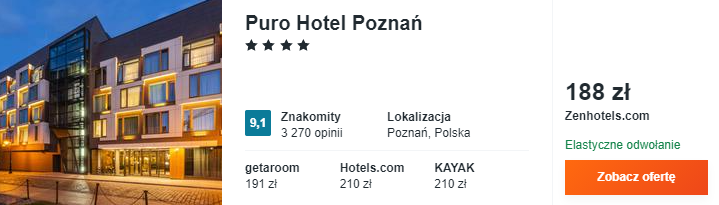 Rezerwacja noclegu