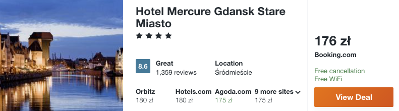 zarezerwuj hotel w gdansku