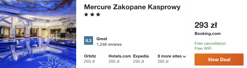 zarezerwuj hotel w zakopanem