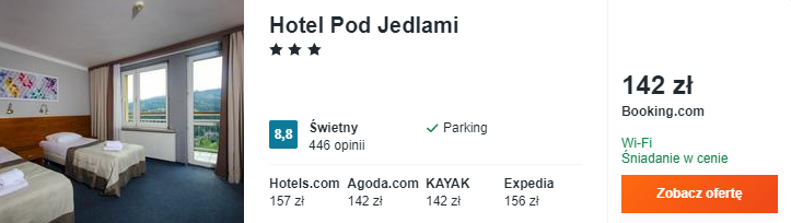 Rezerwacja noclegów