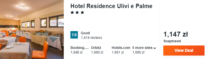 Rezerwacja hotelu