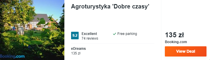 Rezerwacja noclegów
